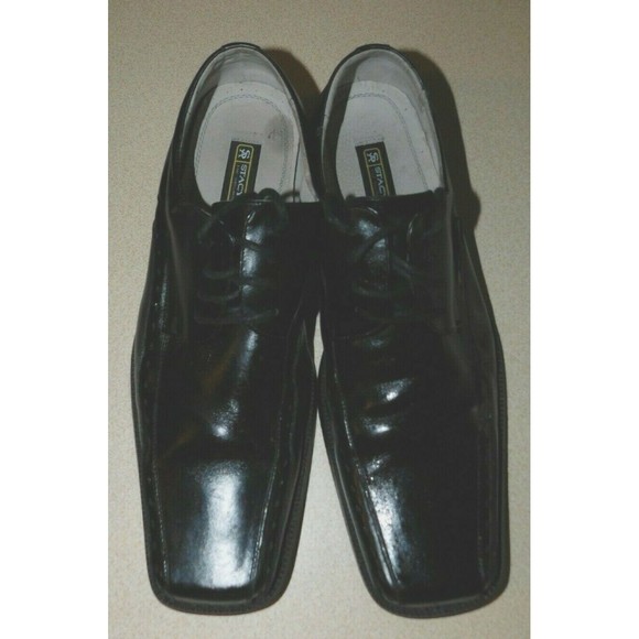 Stacy Adams Mens Black Leather Dress Formal Shoes Size 10.5 M main image 7